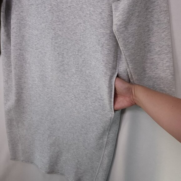 Lafayette 148 New York Sweater Dress Size P Midi Women’s Stretch Gray Pockets - Picture 5 of 12